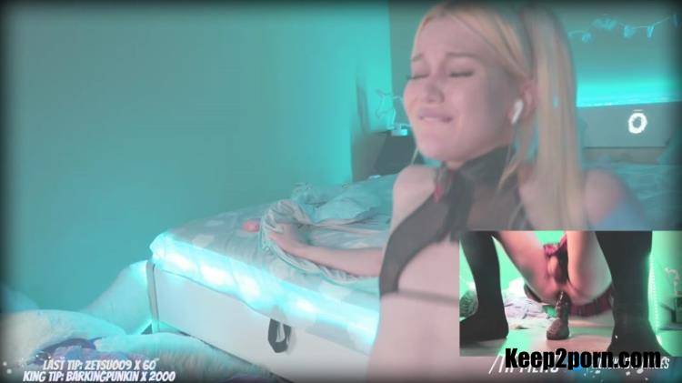 Blondelashes19 - Solo with Dildo [Chaturbate / FullHD / 1080p]