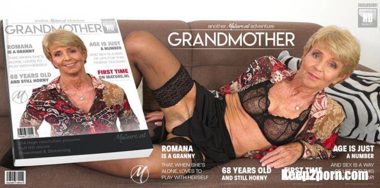 Romana (68) - Naughty granny having time to play with herself [Mature.nl, Mature.eu / FullHD / 1080p]