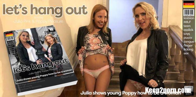Julia Pink, Poppy Pleasure - Milf Julia Pink is showing young Poppy how to become a woman [Mature.nl, Mature.eu / FullHD / 1080p]
