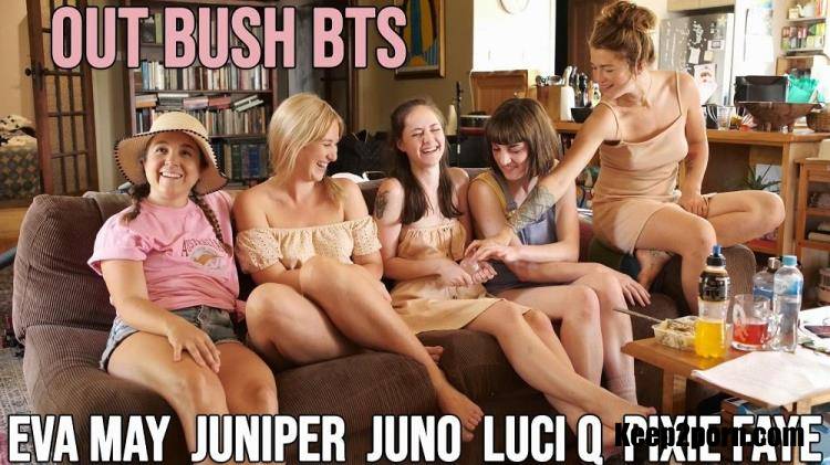 Eva, Juniper, Juno, Luci, Pixie - Out Bush BTS - Behind The Scene [GirlsOutWest / FullHD / 1080p]