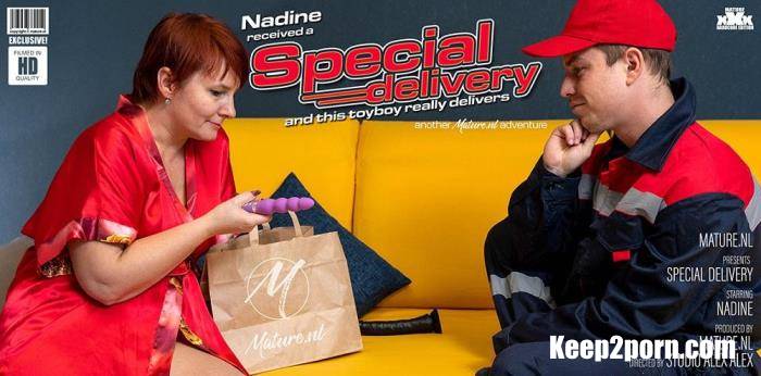 Nadine (45) - Mature got a special delivery from a toyboy [FullHD 1080p] Mature.nl, Mature
