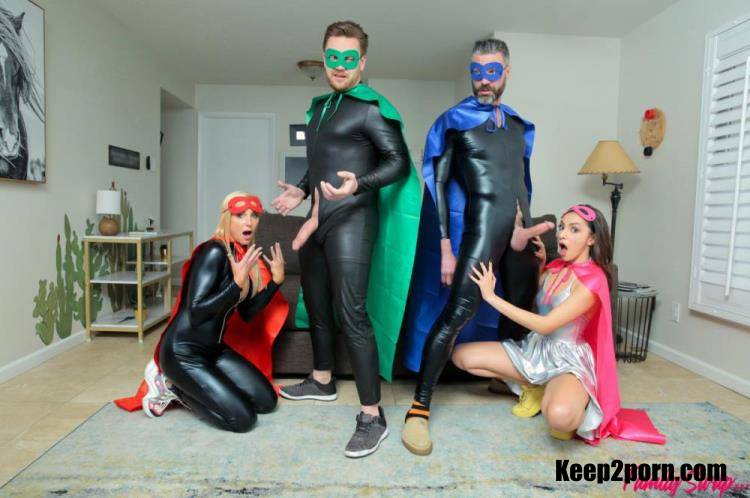 Hime Marie, Sophia West - When My Swap Family Does A Super Hero Event [FamilySwap, Nubiles-Porn / FullHD 1080p]
