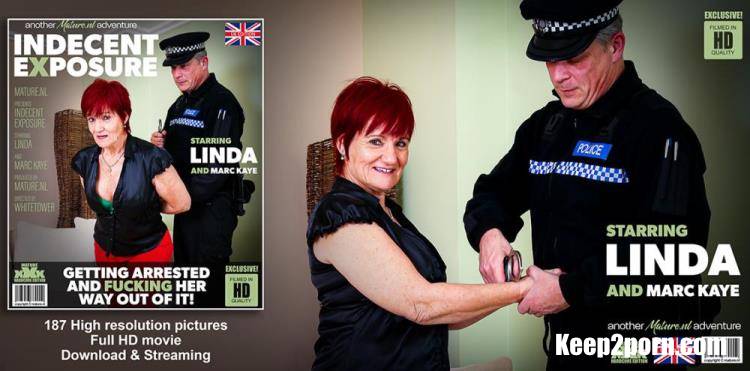 Linda (EU) (63) - Mature Linda getting arrested for indecent exposure [Mature.nl / HD 1064p]