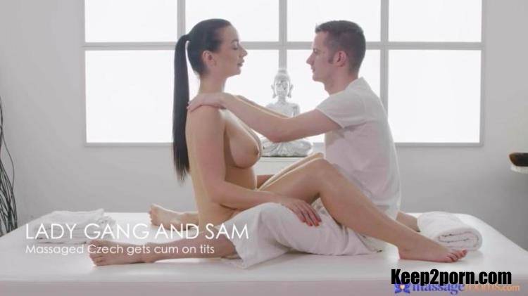 Lady Gang - Massaged Czech gets cum on tits [MassageRooms, SexyHub / SD 480p]