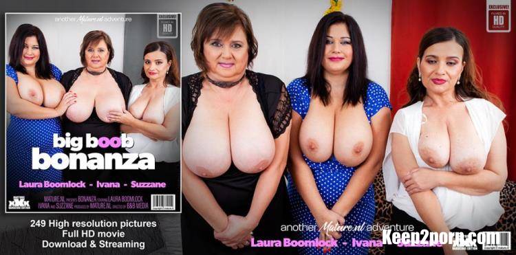 Ivana M, Laura Boomlock, Suzzane - A big breasted mature groupsession with one lucky guy [Mature.nl, Mature.eu / FullHD 1080p]