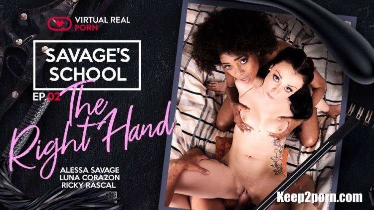 Alessa Savage, Luna Corazon - Savage's School: The Right Hand - ep. 02 [VirtualRealPorn / UltraHD 4K 2700p / VR]
