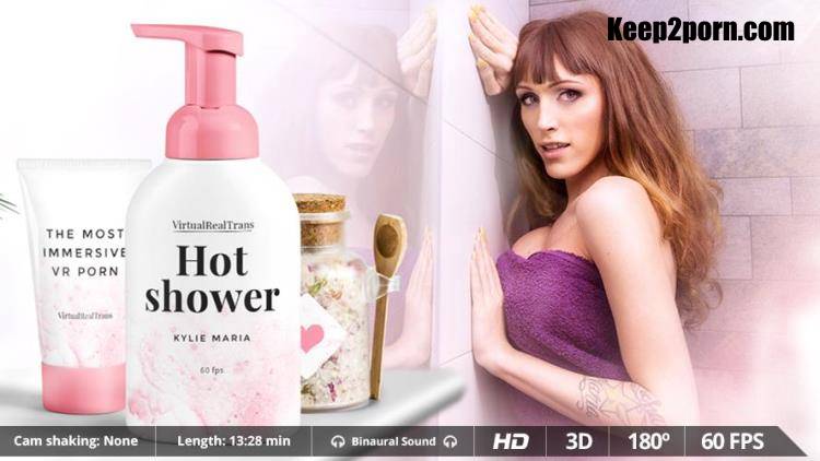 Kylie Maria - Hot shower [VirtualRealTrans / UltraHD 2K 1600p / VR]