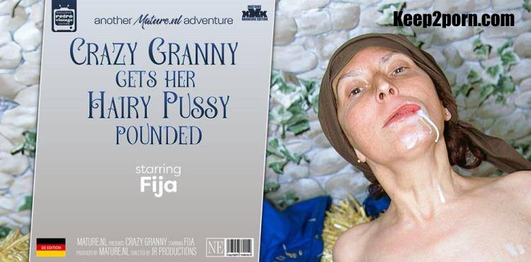 Fija (45) - Hairy granny Fija goes wild with her younger boyfriend [Mature.nl / SD 540p]