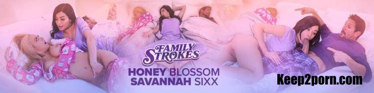 Savannah Sixx, Honey Blossom - My Step Parents Seduced Me [FamilyStrokes, TeamSkeet / HD / 720p]
