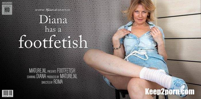 Diana (52) - MILF Diana has a naughty thing for feet [FullHD 1080p] Mature.nl