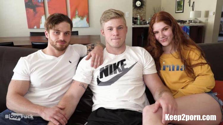 Dustin Hazel, Troy Daniel, Jane Rogers - Dustin Hazel Rips Open Troy Daniel's Favorite Boxers For Quick Access To His Hairy Ass, While Jane Rogers Gags And Face Fucks Sweet Troy On The Other End! [BiGuysFUCK / FullHD 1080p]
