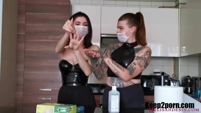 Miss Melisande Sin, Dominatrix Katharina - How To Sanitize Your Hands [Clips4sale / FullHD 1080p]