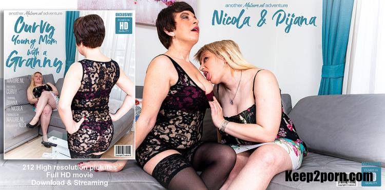 Dijana (27), Nicola S. (42) - Curvy mom Dijana loves fooling around with granny Nicola [Mature.nl / FullHD 1080p]