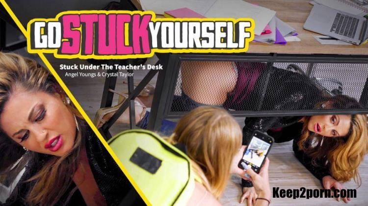 Crystal Taylor, Angel Youngs - Stuck Under The Teacher's Desk [GoStuckYourself, AdultTime / FullHD 1080p]