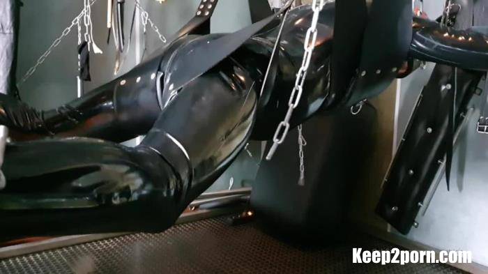 Treating The Helpless Hanging Rubber Object [MistressPatricia / HD 720p]