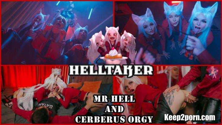 Sia Siberia, Catch My Vibe, Alice Bong, AliceBong, hheadshhot - Helltaker Mr Hell fucked 3 cerbers [ManyVids / FullHD 1080p]