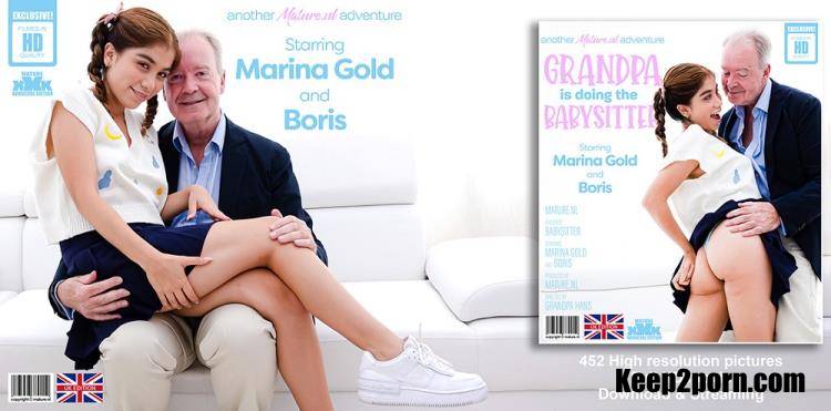 Boris B (60), Marina Gold (19) - Grandpa is doing the 19 year old babysitter [Mature.nl / FullHD 1080p]