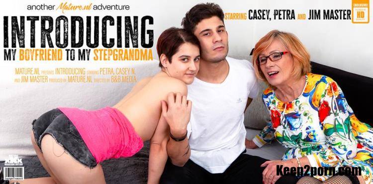 Casey N (18), Jim Master (20), Petra (73) - A steamy threesome with a granny and a hot young couple [Mature.nl / FullHD 1080p]