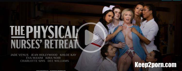 Dee Williams, Khloe Kay, Jean Hollywood, Charlotte Sins, Jade Venus, Kira Noir, Eva Maxim - The Physical Nurses Retreat [Transfixed, AdultTime / FullHD 1080p]