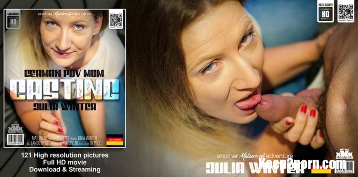 Julia Winter (EU) (36), Lando Ryder (29) - POV casting fucking and sucking with German mom Julia Winter [FullHD 1080p] Mature.nl, Mature