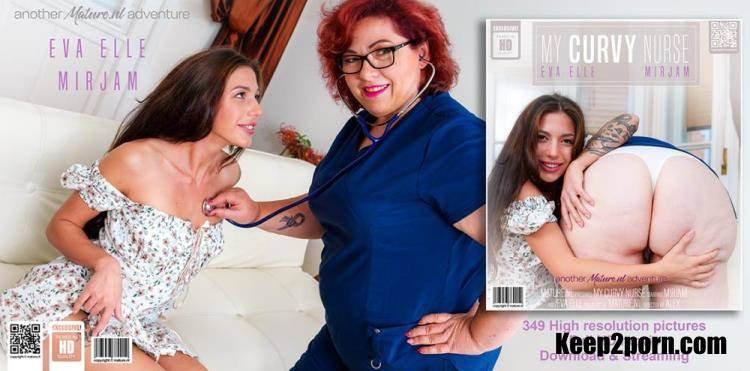 Eva Elle (23), Mirjam (51) - Hot young Eva Elle gets a kinky checkup from curvy mature nurse Mirjam [Mature.nl / FullHD 1080p]