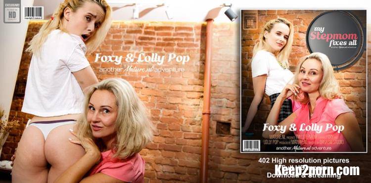 Foxy (47), Lolly Pop (20) - Sewing MILF Foxy gets under the skirt from her hot stepdaughter Lolly Pop [Mature.nl / FullHD 1080p]