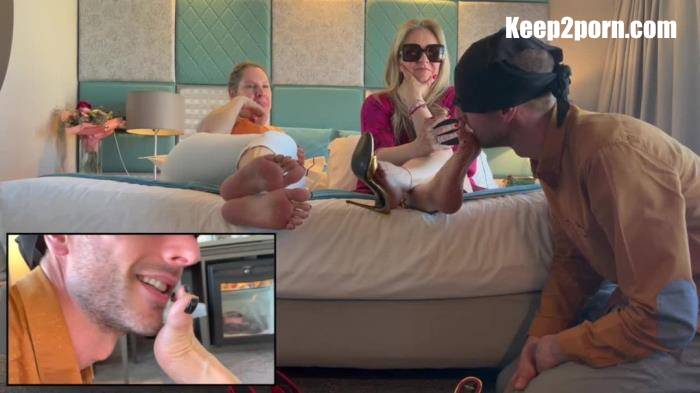 Goddess Grazi, Empress Bella - Foot Worship With Two Cameras [Clips4sale / HD 720p]