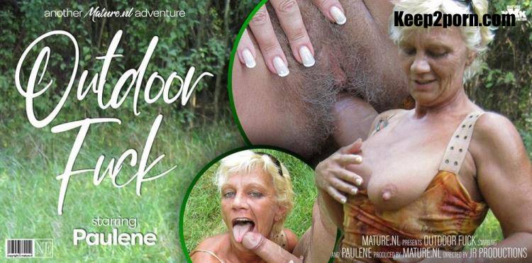 Leslie Taylor (34), Paulene (47) - Voyeur granny Paulene gets fucked outdoor by her secret lover Leslie Taylor [Mature.nl / FullHD 1080p]