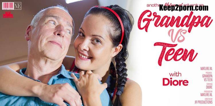 Diore (22), Rolf (55) - Horny old grandpa bumps into a naughty teen and they end up having sex! [Mature.nl / FullHD 1080p]