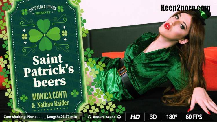 Monica Conti, Nathan Raider - Saint Patrick's beers [VirtualRealTrans / UltraHD 2K 1600p / VR]