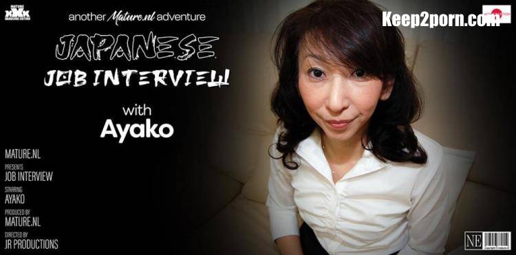 Mako Shinozuka (45) - Skinny Japanese MILF Mako Shinozuka gets creampied after her job interview [Mature.nl / FullHD 1080p]