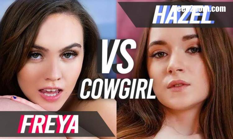 Hazel Moore, Freya Parker - Cowgirl Showdown Freya Parker vs Hazel Moore [Third Base, SLR / UltraHD 4K 4000p / VR]
