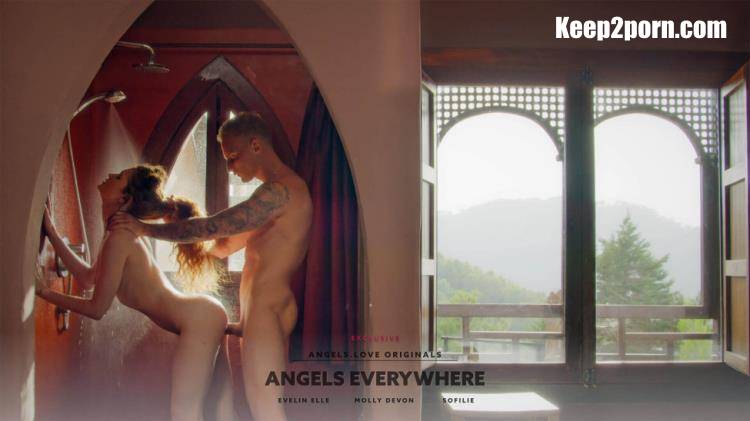 Evelin Elle, Molly Devon, Sofilie - Angels Everywhere [Angels.Love / HD 720p]