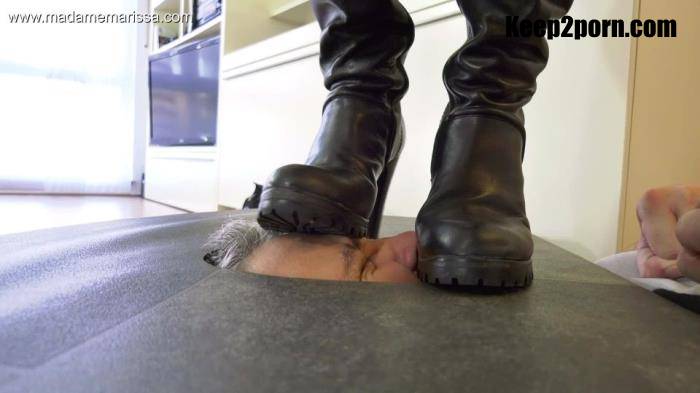 Floor-face under dirty boots [MadameMarissa / FullHD 1080p]