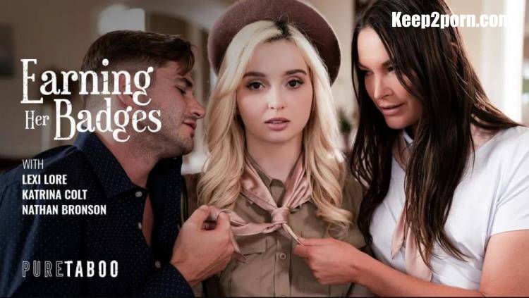Lexi Lore, Katrina Colt - Earning Her Badges [PureTaboo / FullHD 1080p]