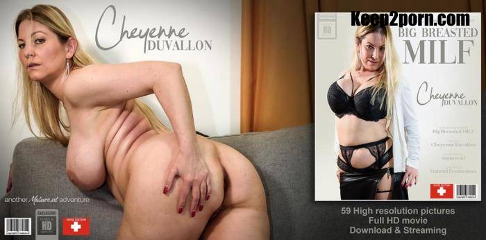 Cheyenne Duvallon (EU) (41)  - Masturbating Swiss MILF Cheyenne Duvallon with her big saggy tits gets an orgasm [FullHD 1080p]