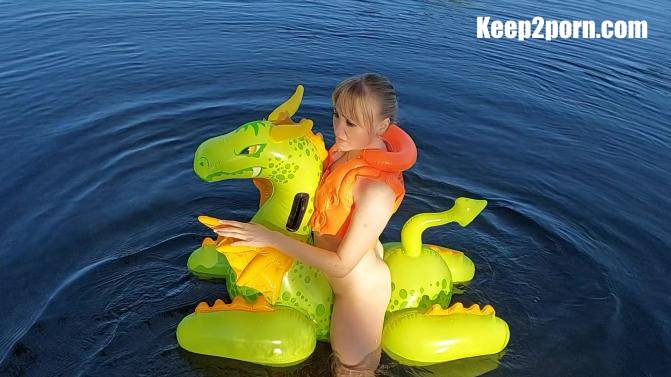 Allaalexinflatable - Alla hotly fucks a rare inflatable dragon on the lake and wears an inflatable vest!!! [FullHD 1080p]
