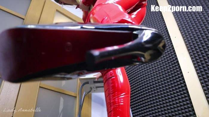 ENG POV Lick my shiny shoes and worhip me in red catsuit [LadyAnnabelle666 / HD 720p]