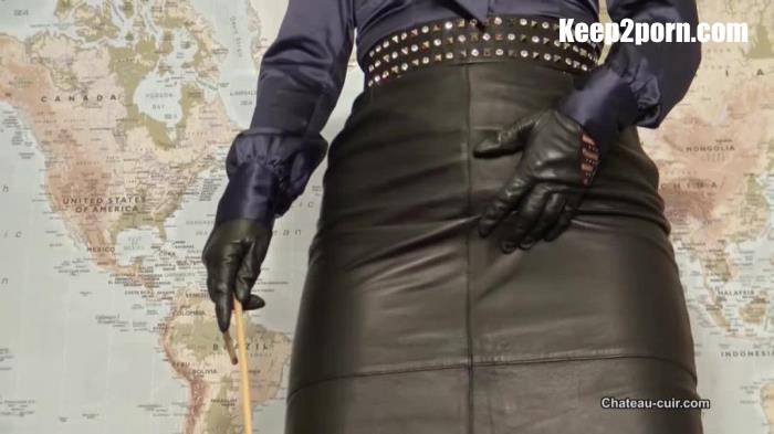 Fetish Liza - Leather governess JOI [KinkyLeatherClips / HD 720p]
