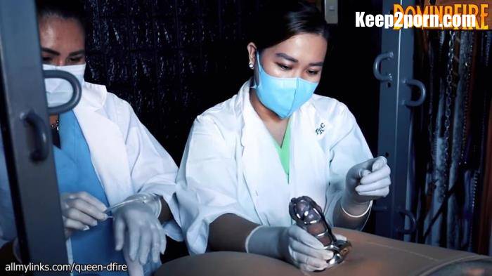 Domina Fire - Medical Sounding Cbt In Chastity By 2 Asian Nurses [FullHD 1080p]