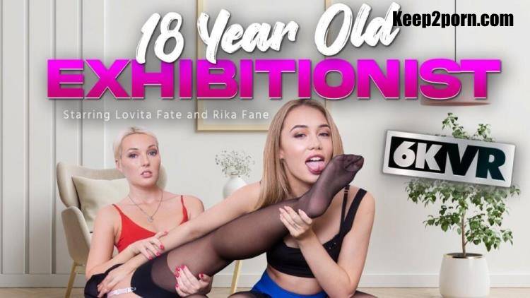 Lovita Fate, Rika Fane - 18 Year Old Exhibitionist [StockingsVR, VRPorn / UltraHD 4K 3072p / VR]