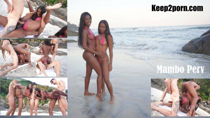 Jasminy Villar, Jenny Pretinha - Daped-In-Public #6 : 2 ebony princesses get fucked at the beach in front of people - DAP, Anal, public sex, nude beach, BBC, Monster Cock - OB326 [FullHD 1080p]