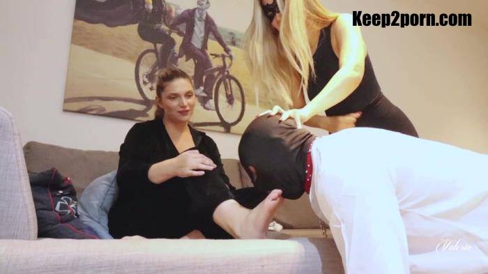 Goddess Valeria - Arab Slave Licks The Sweat Off Mine And Sayestes Feet [FullHD 1080p]