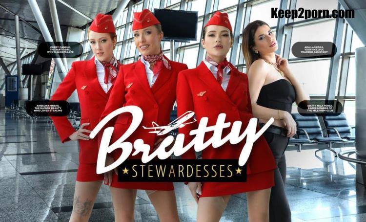 Cherry Candle, Angelika Grays, Matty Mila Perez - Bratty Stewardesses [LifeSelector / FullHD 1080p]