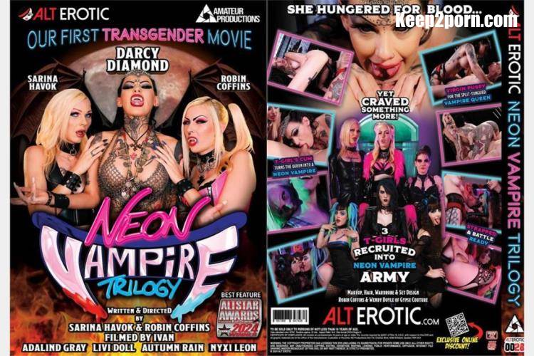 Adalind Gray, Darcy Diamond, Robin Coffins, Autumn Rain, Livi Doll, Nyxi Leon, Sarina Havok - Neon Vampire Trilogy [Amateur Productions, AltErotic / HD 720p]