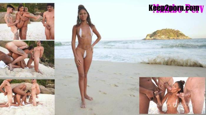 Karina Rose - Very slim Brazilian beauty, Karina ROSE fucked by 3 monster cocks in front of people - DAP, PUBLIC SEX, Gapes, BBC, Slim OB376 - OB376 [FullHD 1080p]