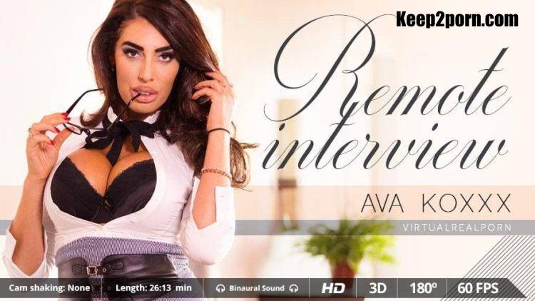 Ava Koxxx - Remote interview [VirtualRealPorn / UltraHD 2K 1600p / VR]