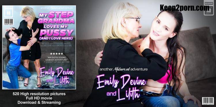 Emily Devine (59), Lilith (22) - Hot 22 year old babe Lillith gets seduced by her 59 year old step grandma Emily Devine [Mature.nl / FullHD 1080p]