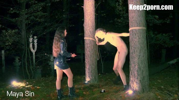 Ballbusting in the depths of a dark forest [MayaSin / UltraHD 2160p]