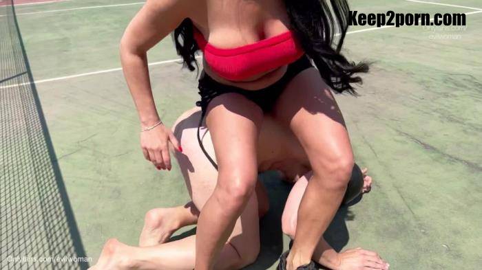 Ballbusting On The Tennis Court [EvilWoman / FullHD 1078p]